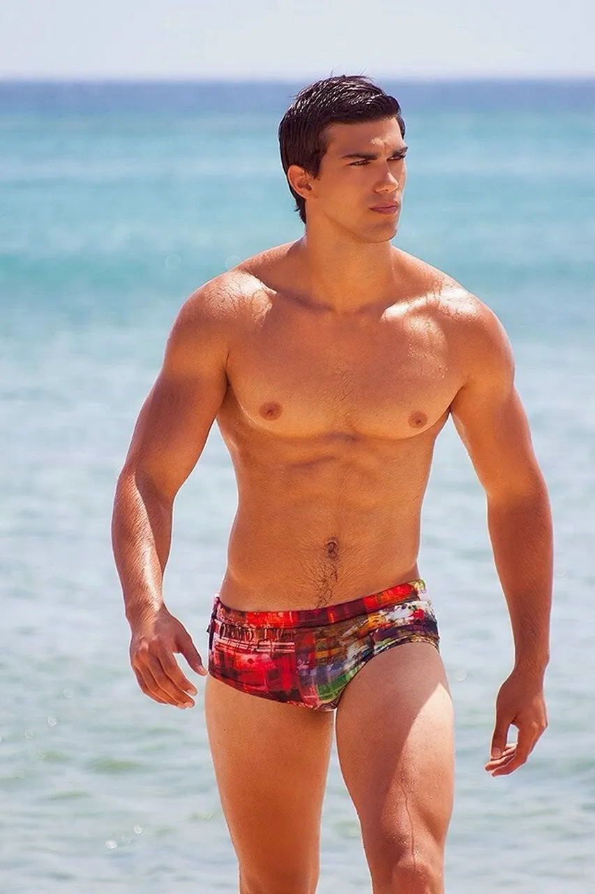 Sizzling Beefcakes: Gay Beach Bulges Unleashed